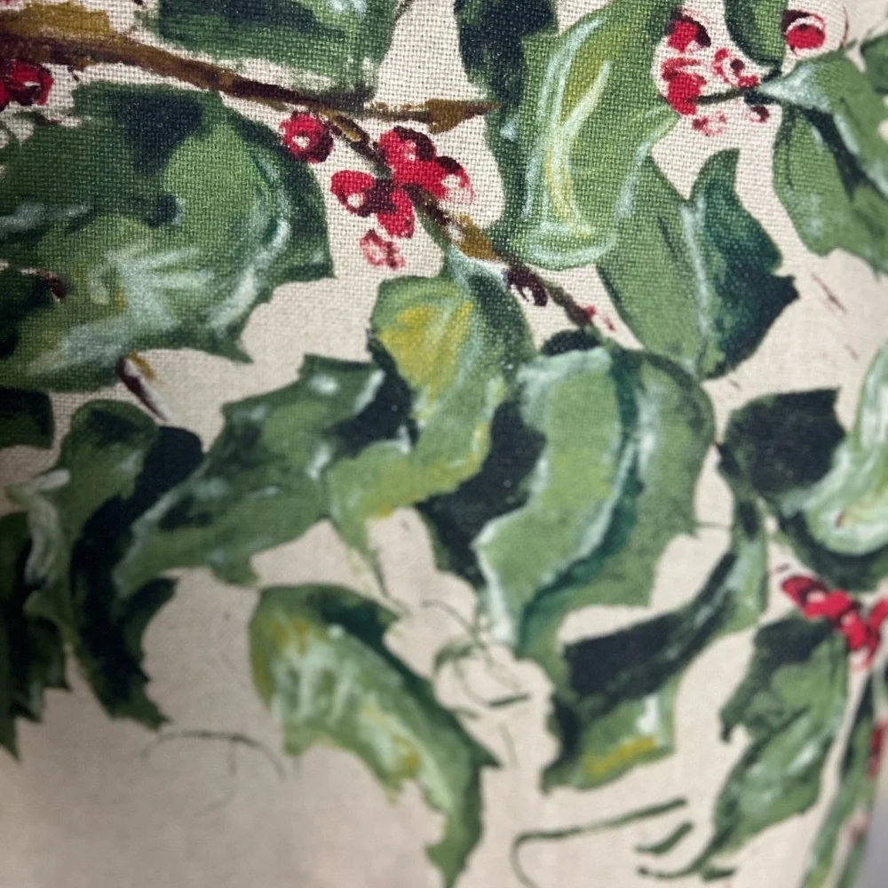 Pottery Barn holiday decorative pillow cover with zipper 16” x 26”